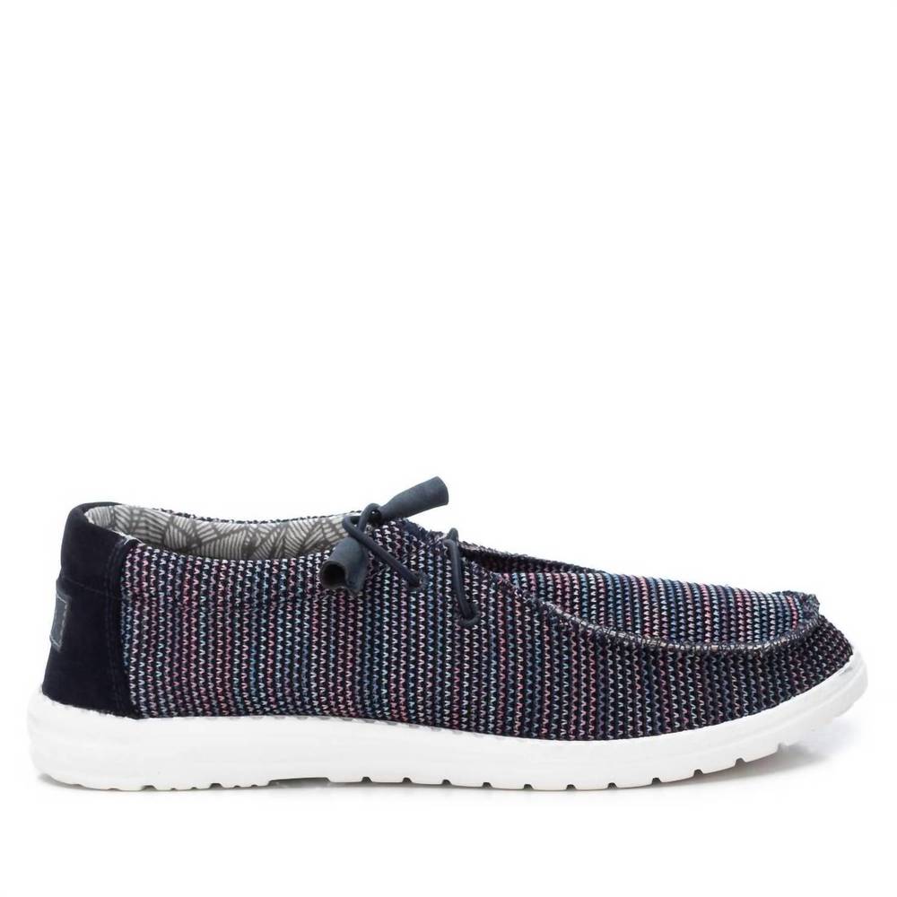 NEW XTI men's top comfort loafers in navy